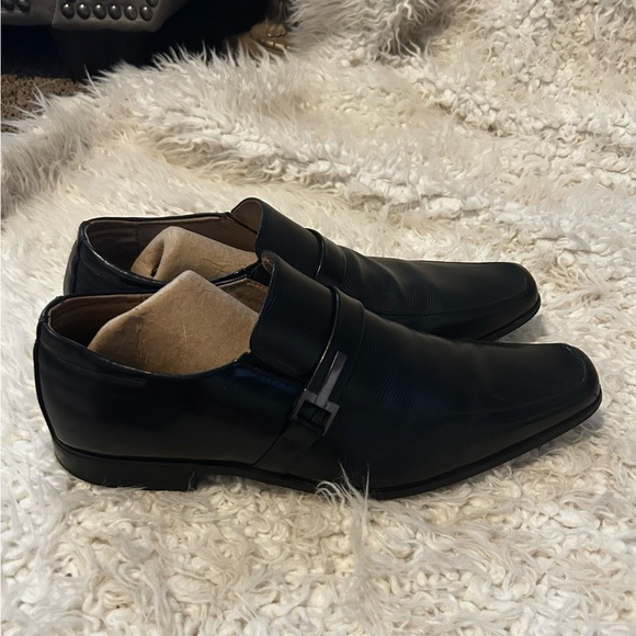 50%off w♥️ STACY ADAMS Men's Beau Bit Perforated Leather Loafer 13M black bukl - Picture 7 of 13